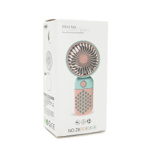 Портативный вентилятор Z8, 1 режим, вбудований акумулятор, USB кабель, Mix Color, Box