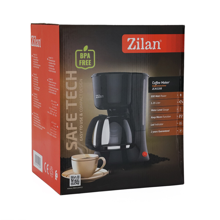 Кавоварка Zilan ZLN3208, 800W, Black