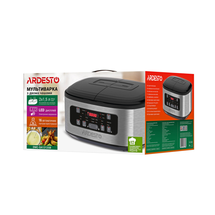 Мультиварка Ardesto DMC-SA1212SB UA