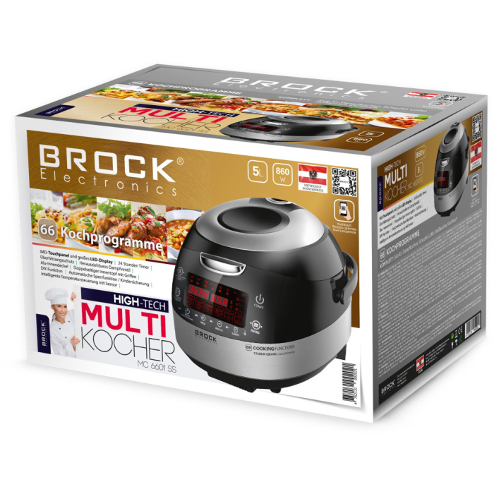 Мультиварка Brock MC 6601 SS (MC6601SS) UA