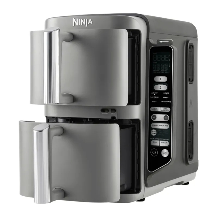 Мультипечь Ninja Double Stack XL 2-Level Hot Air Fryer 9,5 л с Smart Cook System (SL451EU) UA