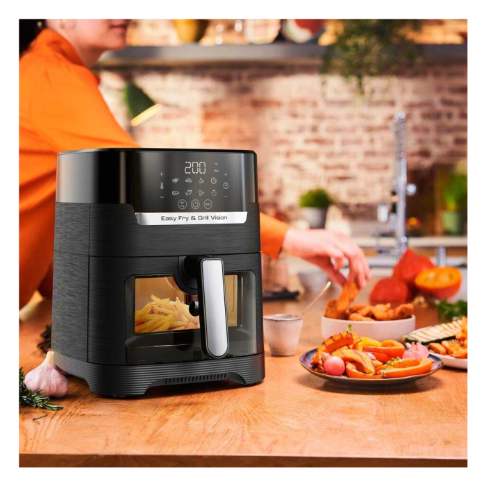 Мультипіч Moulinex Easy Fry&Grill Window UA