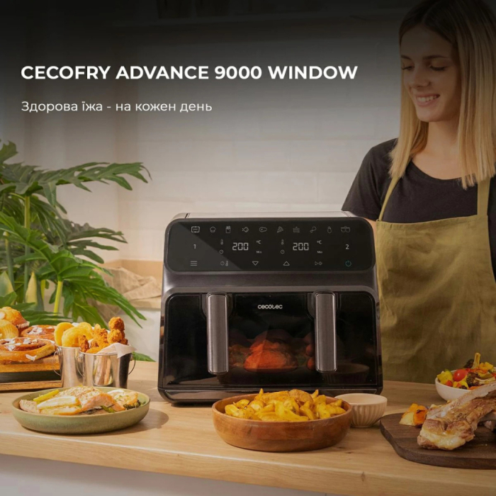 Мультипіч Cecotec Cecofry Advance 9000 Window (CCTC-04986) UA