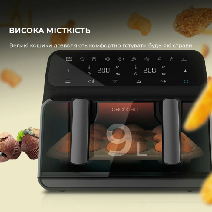 Мультипіч Cecotec Cecofry Advance 9000 Window (CCTC-04986) UA