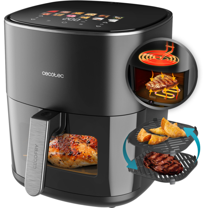 Мультипіч Cecotec Cecofry&Grill Duoheat 6500 (A01 EU01 100500) UA