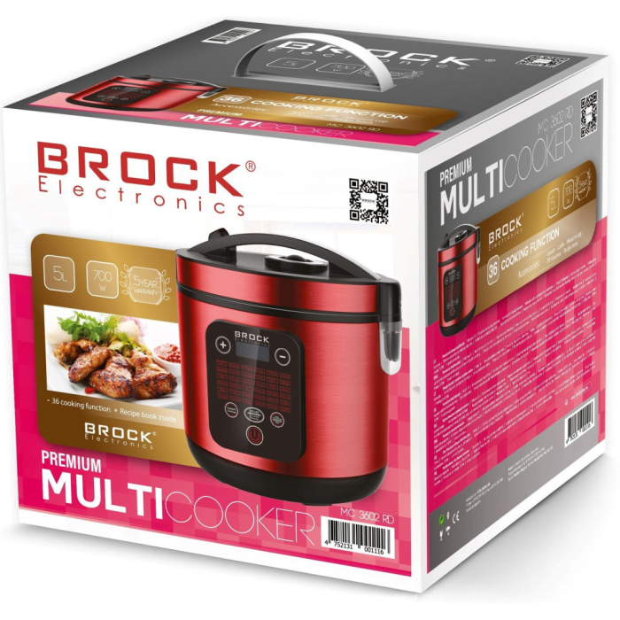 Мультиварка Brock MC 3602 RD (MC3602RD) UA