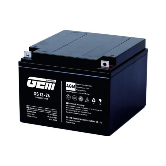 Батарея до ДБЖ GEM GS 12V-26Ah (GS 12-26) UA