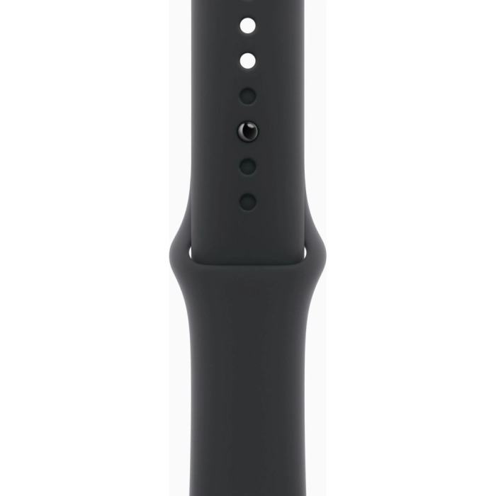 Apple Watch Series 11 GPS 42mm Jet Black Aluminium Case with Black Sport Band - S/M UA