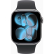 Apple Watch Series 11 GPS 42mm Space Grey Aluminium Case with Black Sport Band - M/L UA