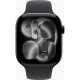 Apple Watch Series 11 GPS 46mm Jet Black Aluminium Case with Black Sport Band - S/M UA