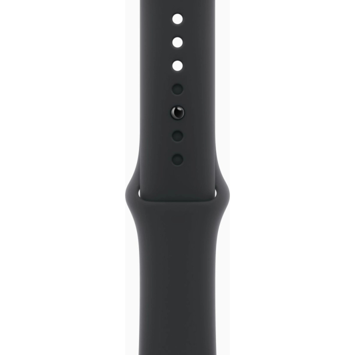 Apple Watch Series 11 GPS 46mm Jet Black Aluminium Case with Black Sport Band - S/M UA