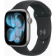 Apple Watch Series 11 GPS 46mm Space Grey Aluminium Case with Black Sport Band - M/L UA