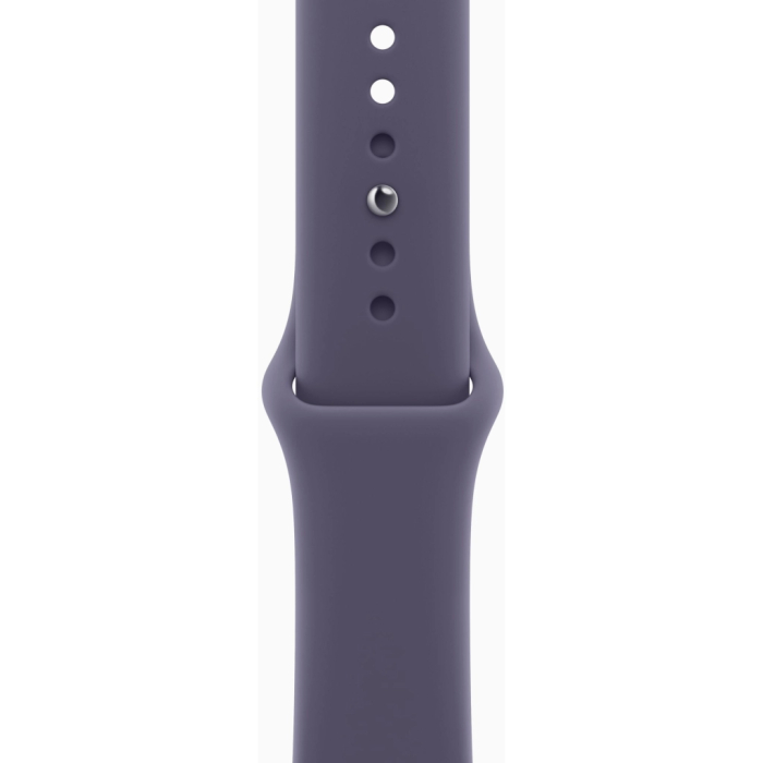 Apple Watch Series 11 GPS + Cellular 42mm Silver Aluminium Case with Purple Fog Sport Band - S/M UA
