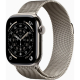Apple Watch Series 11 GPS + Cellular 42mm Natural Titanium Case with Natural Milanese Loop UA
