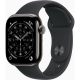 Apple Watch Series 11 GPS + Cellular 42mm Slate Titanium Case with Black Sport Band - M/L UA