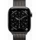 Apple Watch Series 11 GPS + Cellular 42mm Slate Titanium Case with Slate Milanese Loop UA