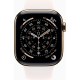 Apple Watch Series 11 GPS + Cellular 42mm Gold Titanium Case with Light Blush Sport Band - S/M UA
