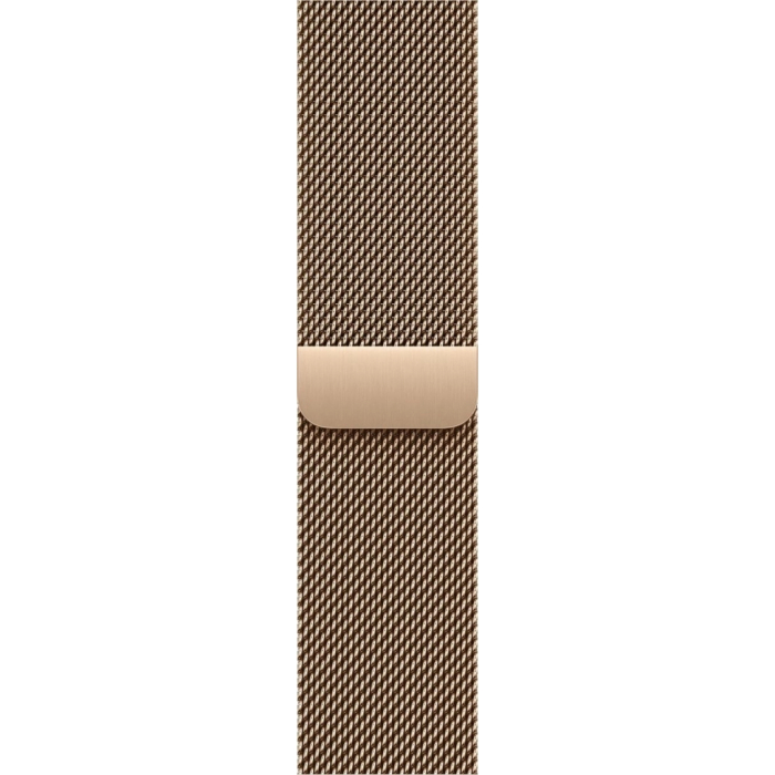 Apple Watch Series 11 GPS + Cellular 42mm Gold Titanium Case with Gold Milanese Loop UA