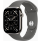 Apple Watch Series 11 GPS + Cellular 46mm Natural Titanium Case with Stone Grey Sport Band - M/L UA
