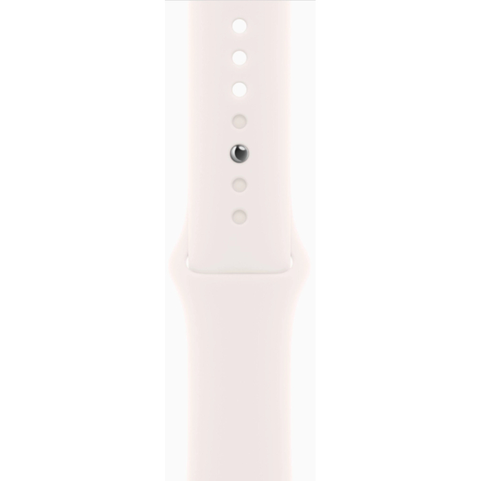 Apple Watch Series 11 GPS + Cellular 46mm Gold Titanium Case with Light Blush Sport Band - M/L UA