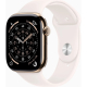 Apple Watch Series 11 GPS + Cellular 46mm Gold Titanium Case with Light Blush Sport Band - M/L UA