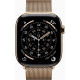 Apple Watch Series 11 GPS + Cellular 46mm Gold Titanium Case with Gold Milanese Loop - M/L UA