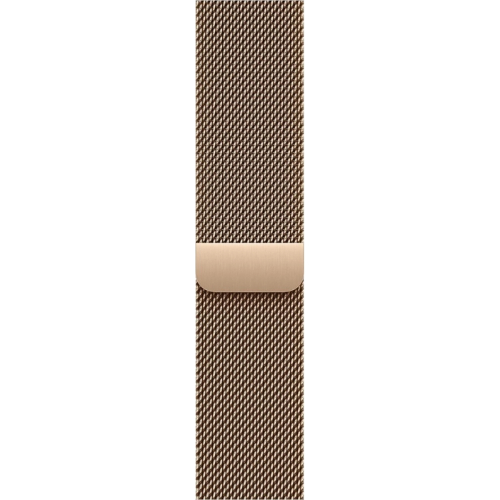 Apple Watch Series 11 GPS + Cellular 46mm Gold Titanium Case with Gold Milanese Loop - M/L UA