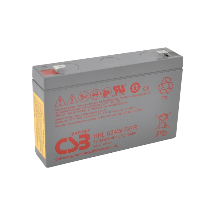 Батарея до ДБЖ CSB HRL634WF2FR 6V 9Ah UA