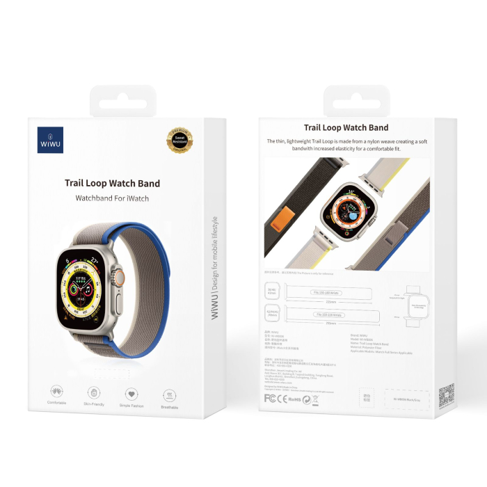 Ремінець Wiwu для Apple Watch 42/44/45/46/49mm Wi-WB006 Nylon Series