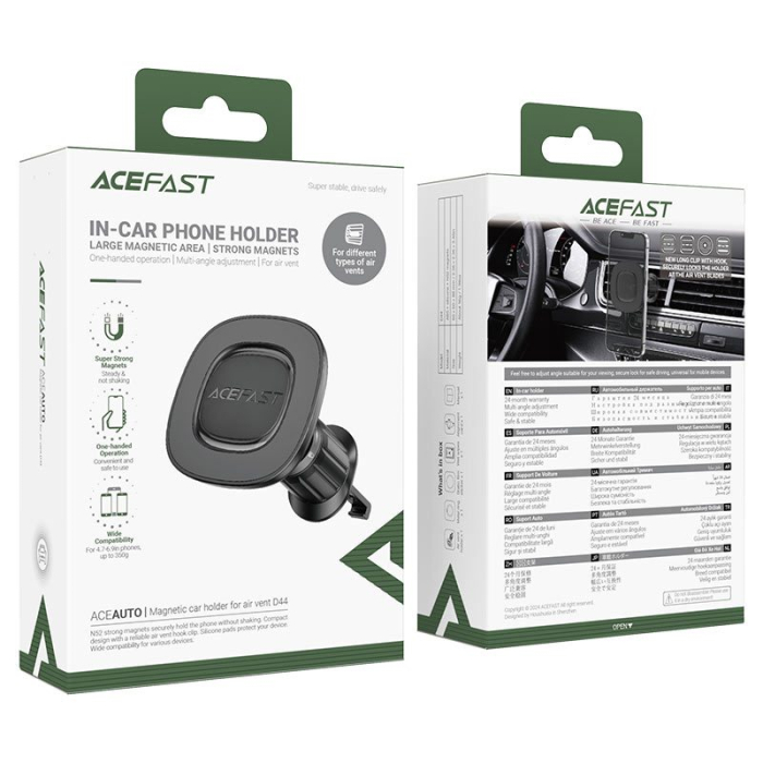 Автомобільний тримач Acefast D44 Magnetic Air Vent Series