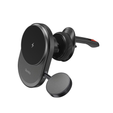 Автомобильный держатель с беспроводной зарядкой Benks CZ06 Magnetic Stand Series