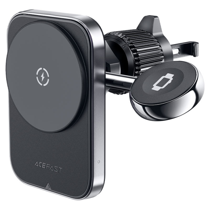 Автотримач з бездротовою зарядкою Acefast 2in1 Phone + Watch D18 Series (Black)