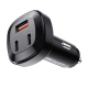Автомобільний зарядний пристрій Acefast Metal B3 USB-C+USB-C+USB-A 66W