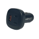Автомобільний зарядний пристрій Acefast Metal B3 USB-C+USB-C+USB-A 66W