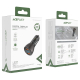 Автомобільний зарядний пристрій Acefast B7 Metal Dual USB with digital display 45W