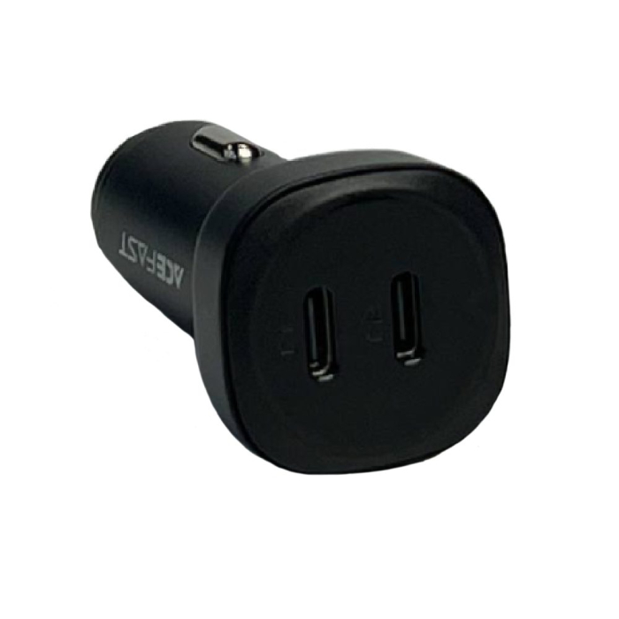 Автомобільний зарядний пристрій Acefast Metal B2 2xUSB-C 72w