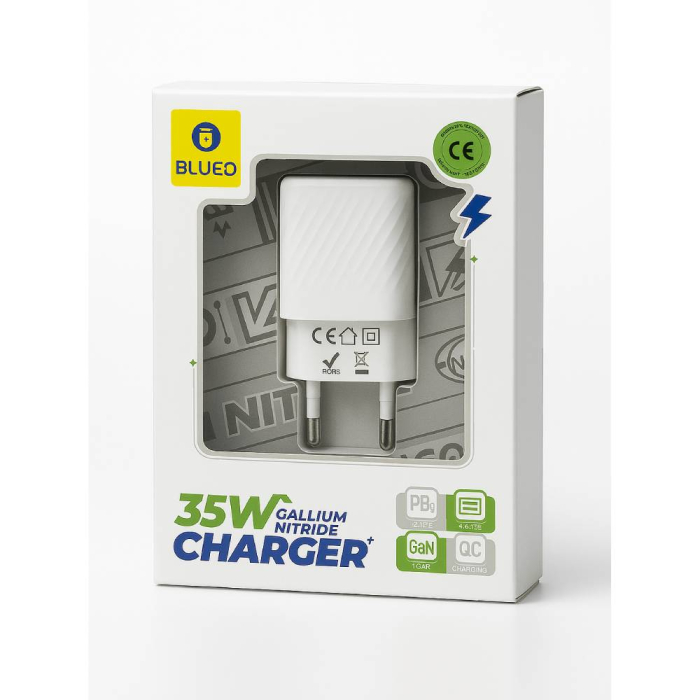 Адаптер Blueo BL063 USB-C 35W Gallium Nitride Series