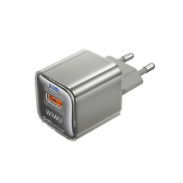 Адаптер Wiwu Wi-U032 Jello 35W QC+PD GaN Series