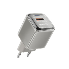 Адаптер Wiwu Wi-U032 Jello 35W QC+PD GaN Series