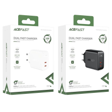 Адаптер Acefast A9 USB-C+USB-C PD 40W