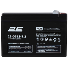 Батарея для ИБП 2E 2E-GS12-7.2 12V 7.2Ah (2E-GS12-7.2) UA