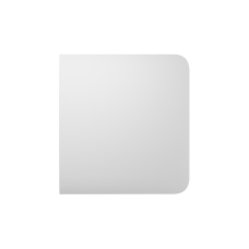Бічна кнопка для одноклавішного чи прохідного вимикача Ajax SideButton (1-gang / 2-way) White