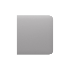 Бічна кнопка для одноклавішного чи прохідного вимикача Ajax SideButton (1-gang / 2-way) Fog