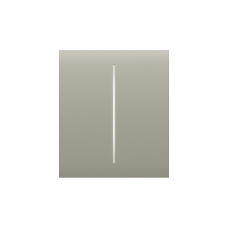 Центральная кнопка для двухклавишного выключателя Ajax CenterButton (2-gang) Olive