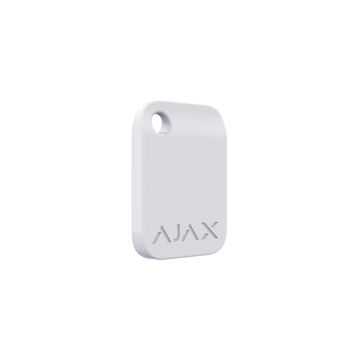 Брелок для управління охоронною системою Ajax Tag 100 шт. White