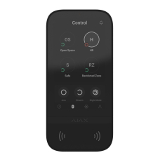 Бездротова клавіатура з сенсорним екраном Ajax KeyPad TouchScreen Black