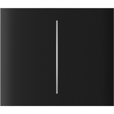 Центральна кнопка для двоклавішного вимикача Ajax CenterButton (2-gang) vertical Black