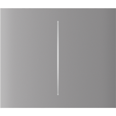Центральна кнопка для двоклавішного вимикача Ajax CenterButton (2-gang) vertical Fog