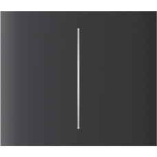 Центральна кнопка для двоклавішного вимикача Ajax CenterButton (2-gang) vertical Graphite