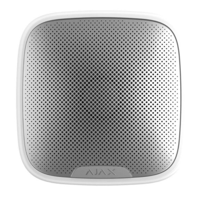 Пластиковий корпус DummyBox Ajax StreetSiren White